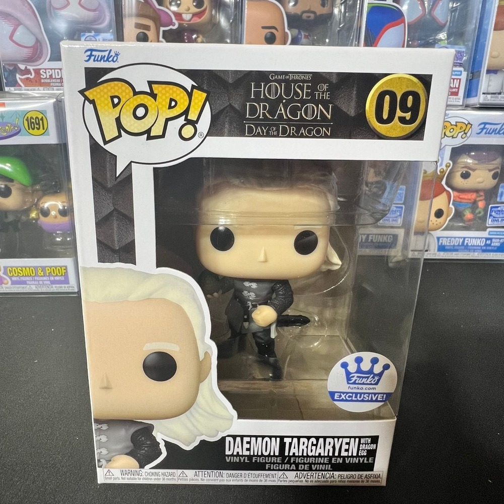 Funko Pop House of the Dragon Daemon Targaryen with Dragon Egg 09 Exclusive